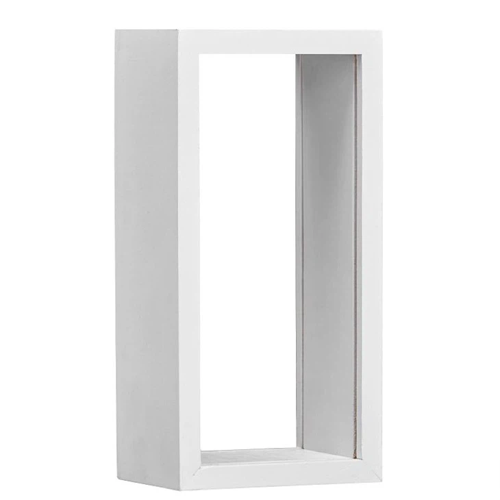 Matte White Finish Option - Solid Wood Floating Shadow Box