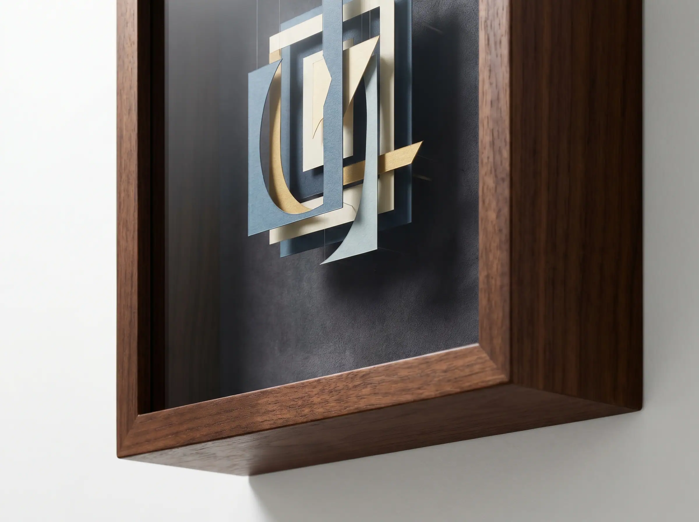 modern shadow box frame in minimalist luxury interior modern shadow box frame in minimalist luxury interior